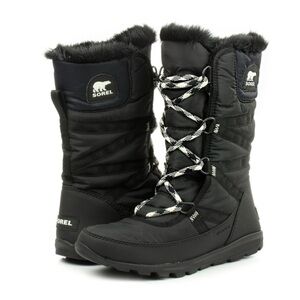 Sorel Whitney Mid Lace winter boots black 6